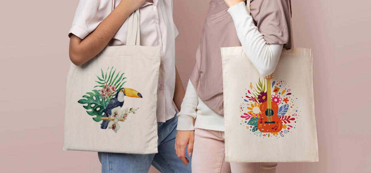 Tote bag designs: 12 Ideas for 2024